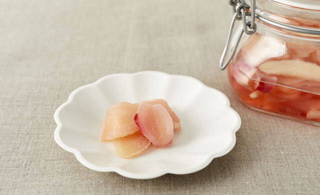 新生姜の甘酢漬けの写真