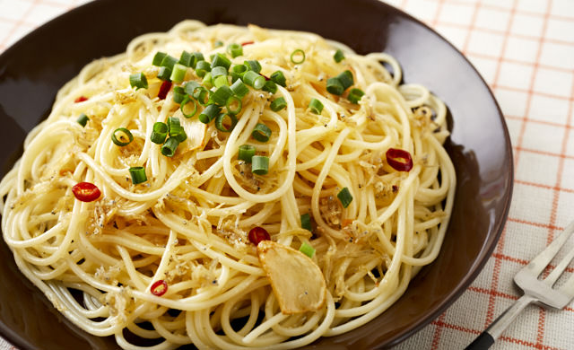 しらすパスタの写真