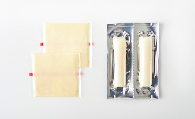 使用する2種のチーズの写真