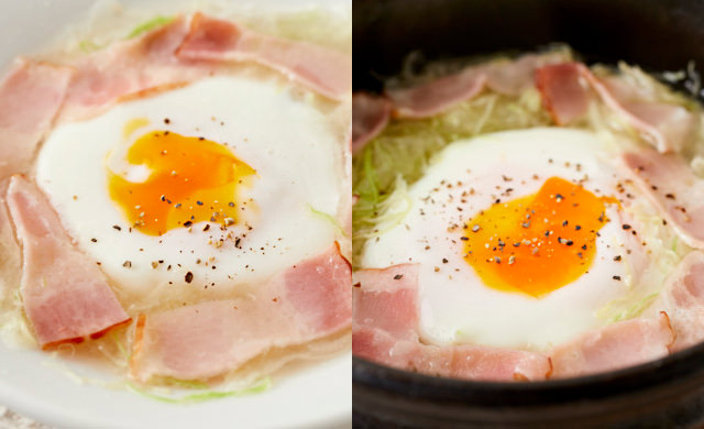 千切りキャベツの巣ごもりスープの写真