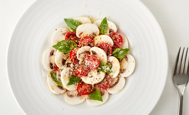 マッシュルームのカプレーゼ風の写真