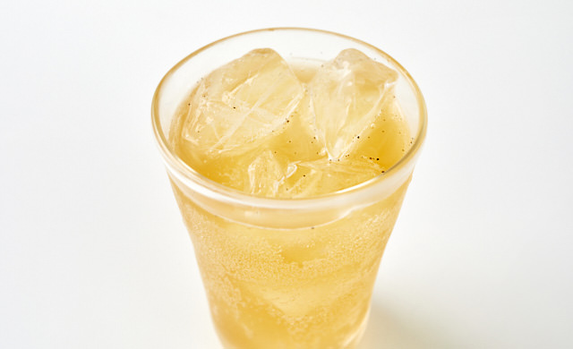 炭酸水で割った写真