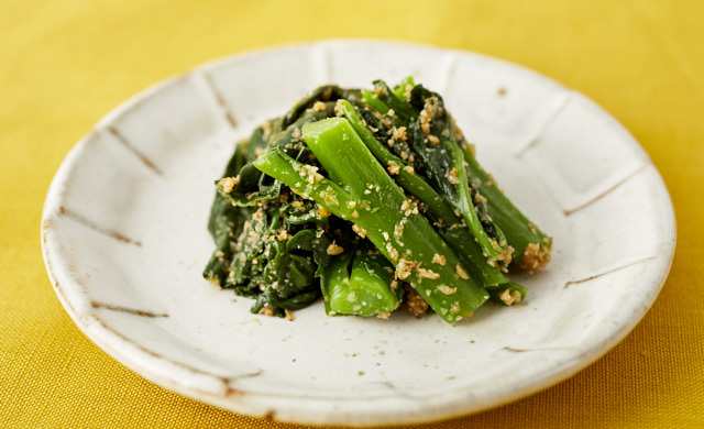 つるむらさきのごま和えの写真