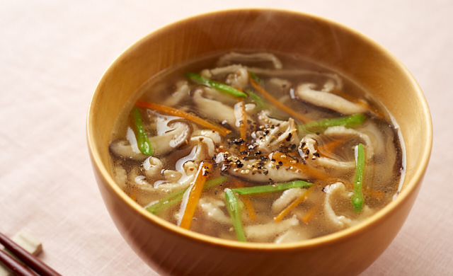 鶏皮の沢煮椀の写真