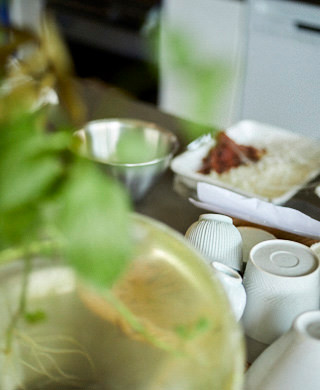 ワタナベマキさんのご自宅のキッチン