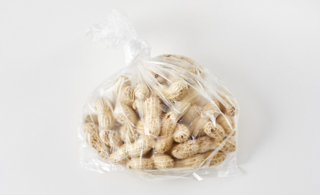 ポリ袋に入れた写真