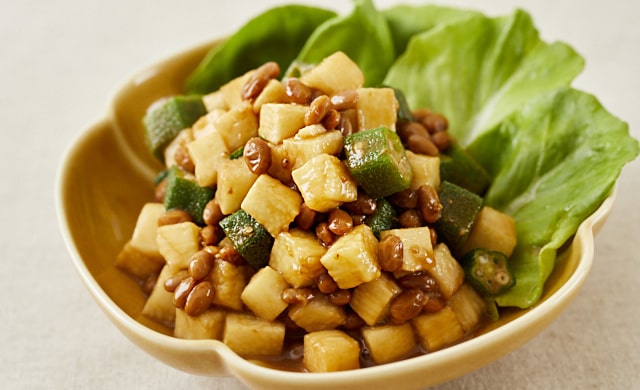 長芋のねばねば和風サラダの写真