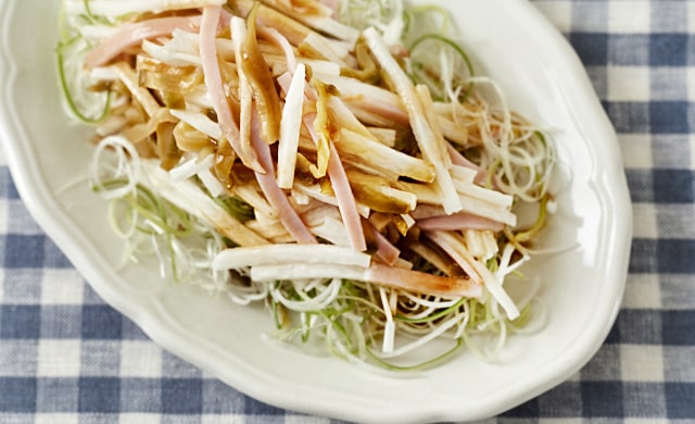 長芋とねぎの中華サラダの写真