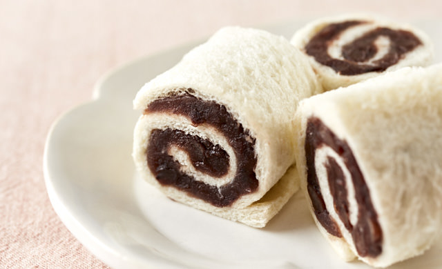 あんこのロールサンドの写真