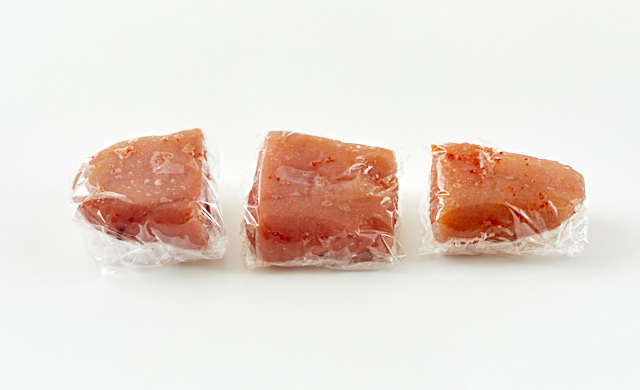 ラップでぴったりと包んだ写真