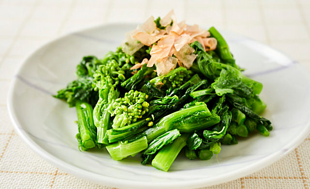 菜の花のおひたしの写真