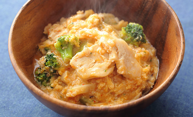 ユッケジャンクッパ完成写真