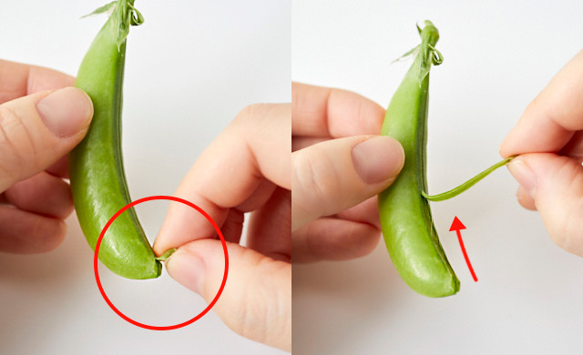 スナップエンドウの写真