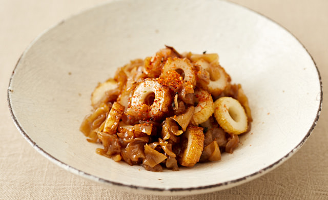 かんぴょうとちくわのきんぴらの写真