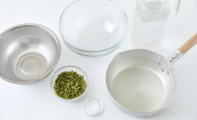 準備するものの写真