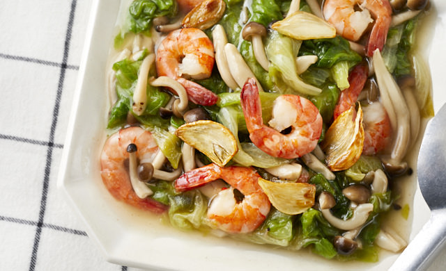 レタスの中華炒めの写真