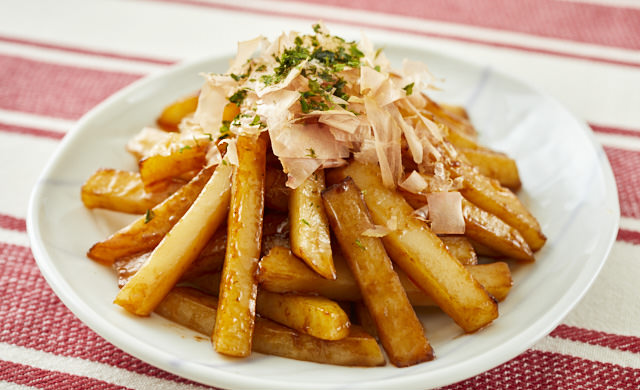 じゃがいものソースきんぴらの写真