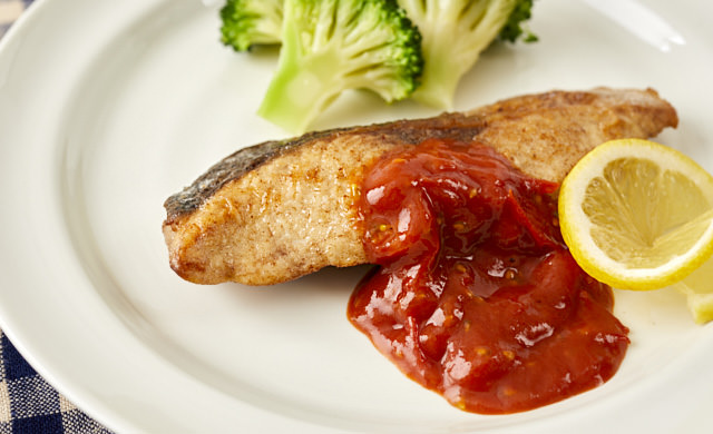 シイラのムニエルの写真