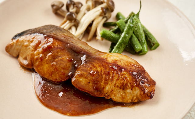 シイラのドレッシング焼きの写真