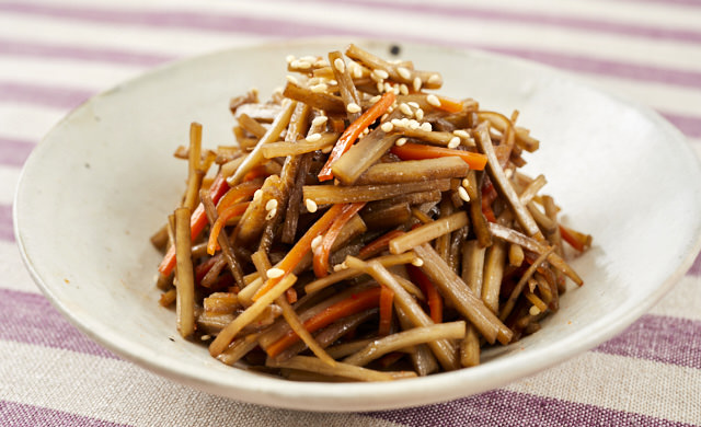 きんぴらごぼうの写真