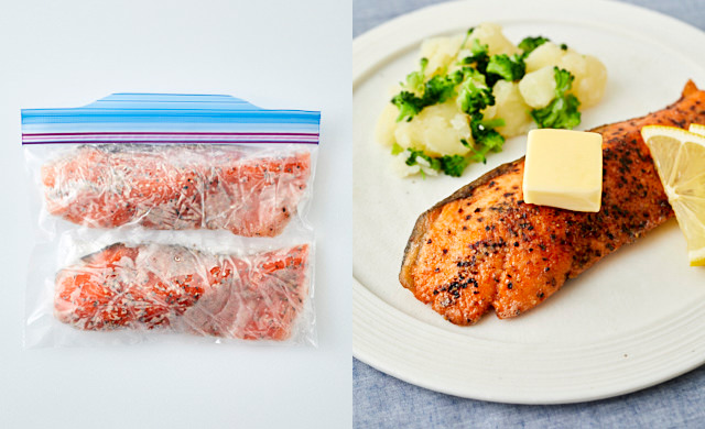 ムニエルの下味冷凍の写真/ムニエルの写真