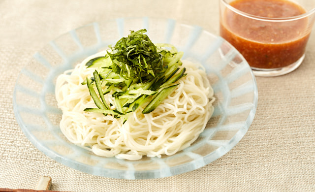 ガスパチョそうめんの写真