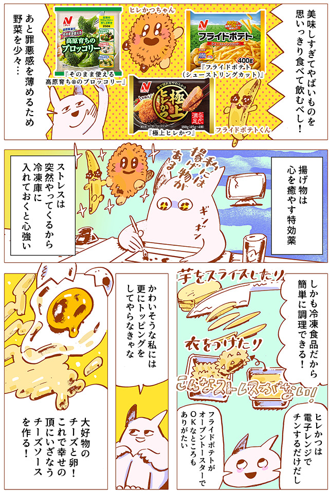 冷食飲み#2「揚げ物でストレス解消」