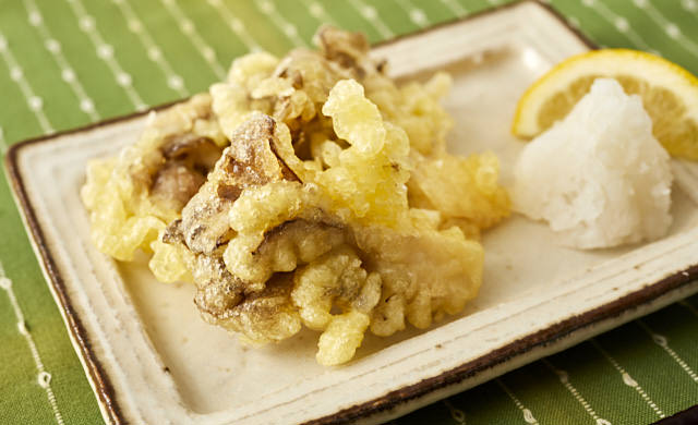 舞茸の天ぷらの写真