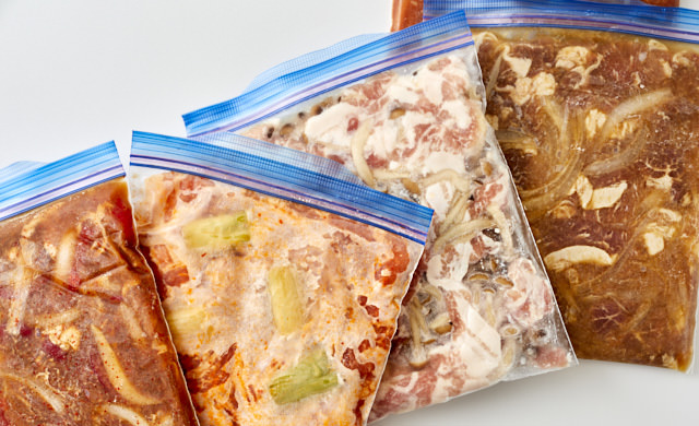 豚肉の下味冷凍の写真