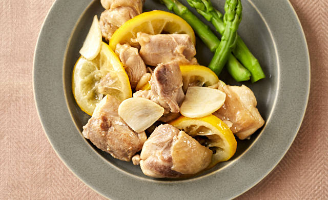 鶏肉の塩レモン焼きの写真