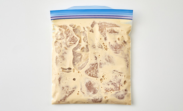 鶏肉のマヨポン焼きの下味冷凍の写真