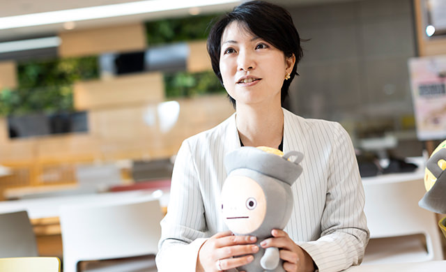 座談会の風景(渡辺さん)