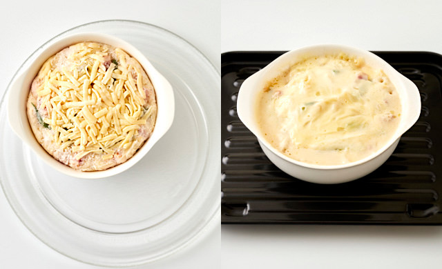 グラタンを解凍している写真