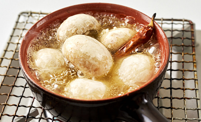 マッシュルームのアヒージョの写真