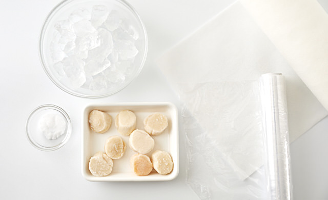 準備するものの写真