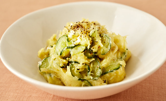 さつまいもサラダの写真