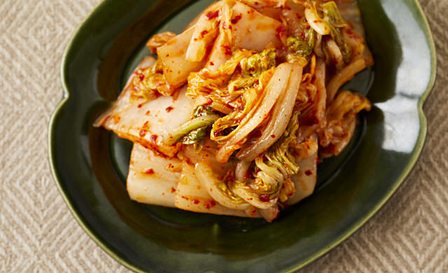 白菜のキムチ風炒めの写真