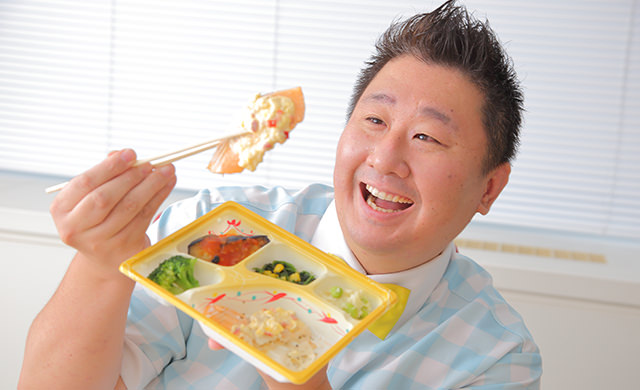 食べる直前のはっしーさん