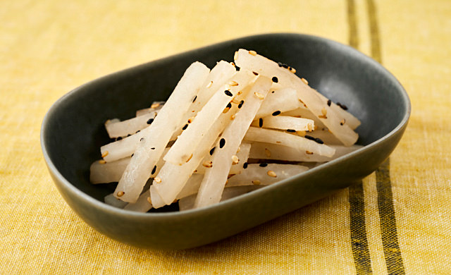 大根の塩きんぴらの写真