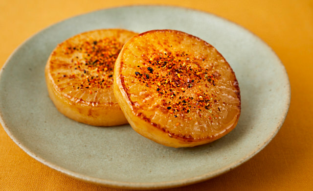 大根のスパイシーステーキの写真