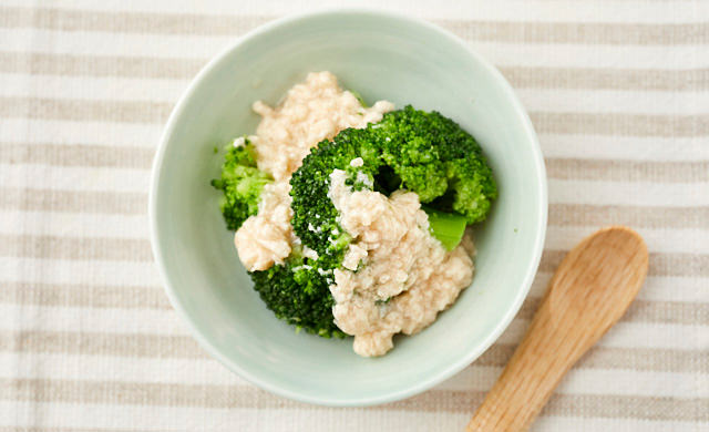 ブロッコリーのそぼろあんかけ