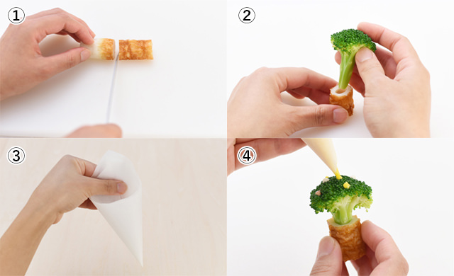 ブロッコリーツリーの作り方4工程