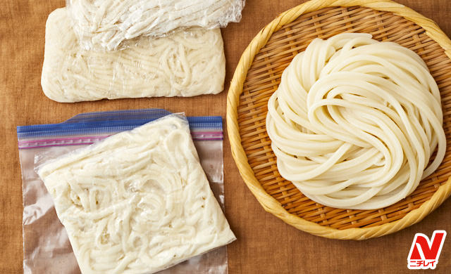 うどん 市販 ゆでた後 生のうどんの冷凍テク 保存期間も解説 ほほえみごはん 冷凍で食を豊かに ニチレイフーズ