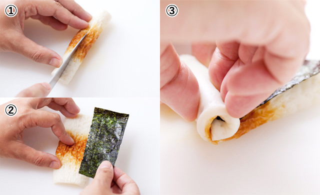 ちくわのりうず巻き 作り方