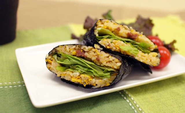 炒飯おにぎらず