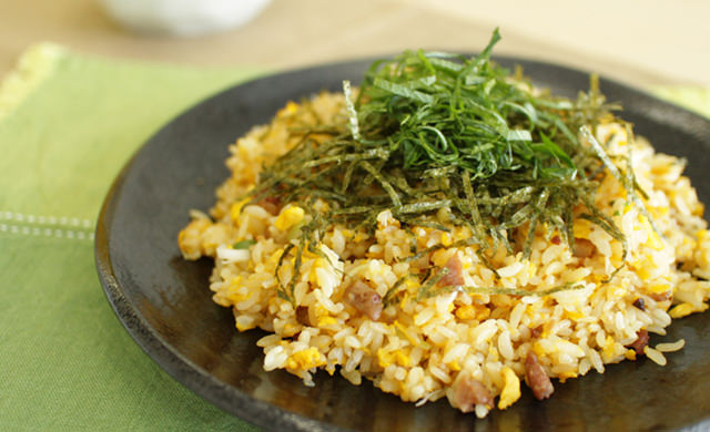 大葉とのりの和風炒飯