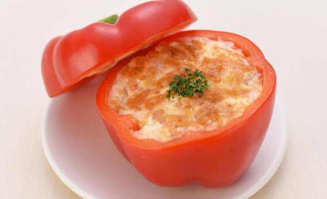 パプリカえびドリア