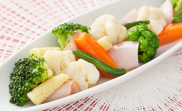 洋風野菜とハムのマリネ