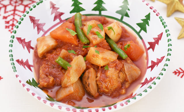 鶏肉と根菜のカチャトーラ