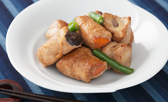 和風野菜の肉巻き